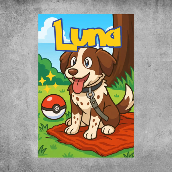 Personalized Poster - Pokémon Pet