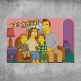 Personalized Poster - Simpsons Family