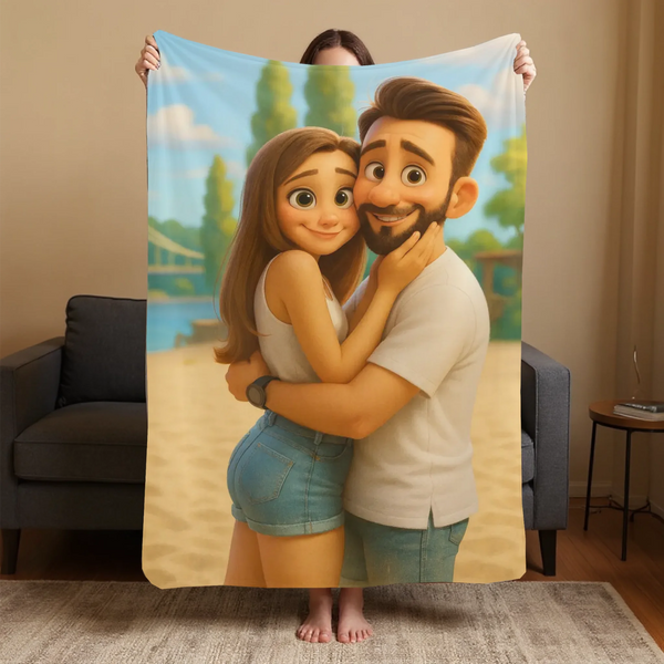 Blanket Mockup 3