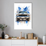 Personalized Poster - Watercolor Car
