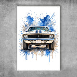 Personalized Poster - Watercolor Car