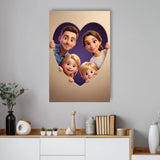 Personalized Poster - Animated Heart