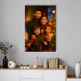Personalized Poster - Portrait in Christmas style