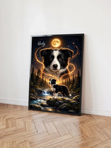 Mockup Vorlage Poster Schwarzer Rahmen