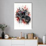 Personalized Poster - Watercolor Motorcycle