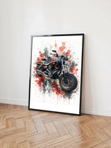 Mockup Vorlage Poster Schwarzer Rahmen