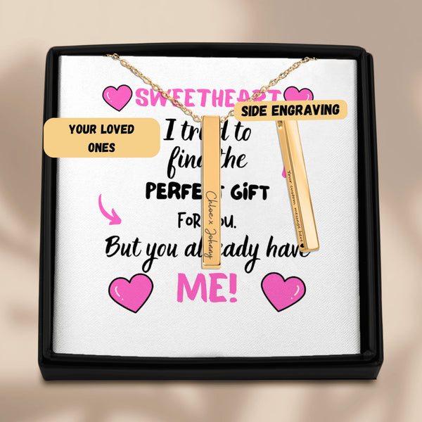 Personalized Necklace "You already have me"